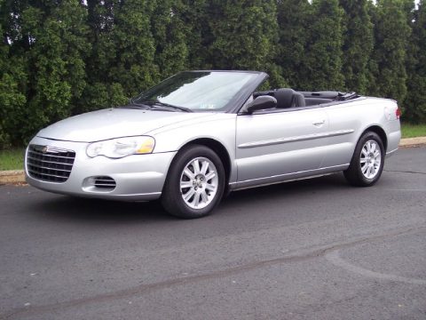 Bright Silver Metallic Chrysler Sebring GTC Convertible.  Click to enlarge.