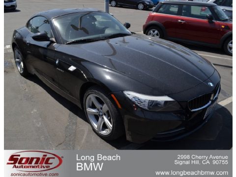 Black Sapphire Metallic BMW Z4 sDrive30i Roadster.  Click to enlarge.