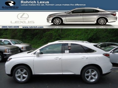 Starfire White Pearl Lexus RX 350 AWD.  Click to enlarge.