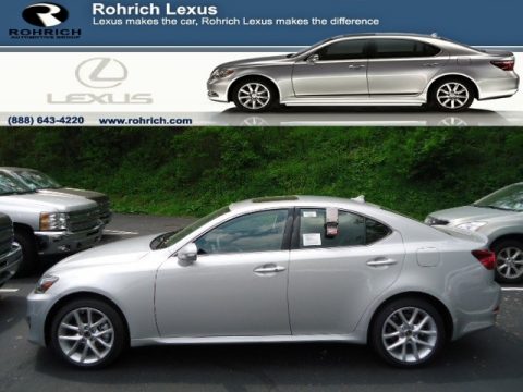 Tungsten Silver Pearl Lexus IS 250 AWD.  Click to enlarge.