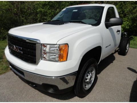 Summit White GMC Sierra 2500HD Regular Cab Chassis. Click to enlarge. Summit White GMC Sierra 2500HD Regular Cab Chassis. Click to enlarge.