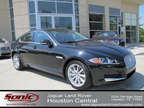 Ebony Jaguar XF .  Click to enlarge.