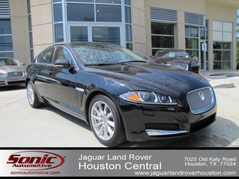 Ebony Jaguar XF .  Click to enlarge.