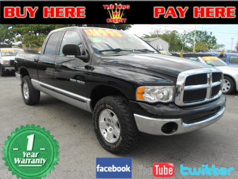 Black Dodge Ram 1500 SLT Quad Cab 4x4. Click to enlarge. Black Dodge Ram 1500 SLT Quad Cab 4x4. Click to enlarge.