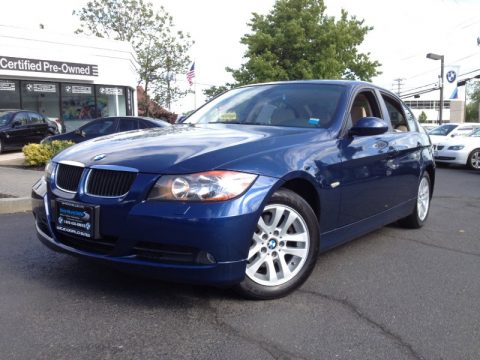 Mystic Blue Metallic BMW 3 Series 325xi Sedan.  Click to enlarge.