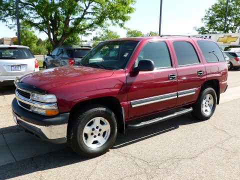 Sport Red Metallic Chevrolet Tahoe LS 4x4.  Click to enlarge.
