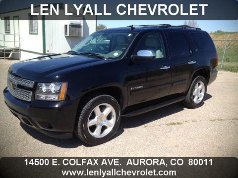 Black Chevrolet Tahoe LTZ 4x4.  Click to enlarge.