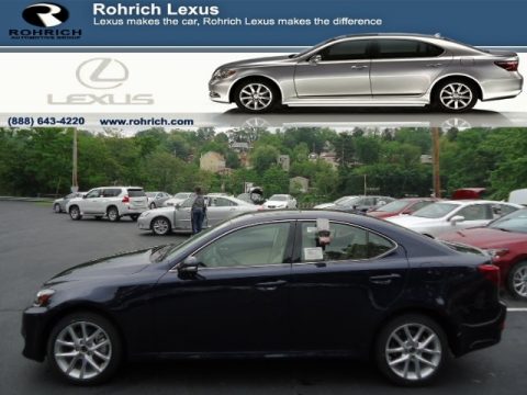 Deep Sea Blue Mica Lexus IS 250 AWD.  Click to enlarge.