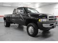 Front 3/4 View of 1997 Dodge Ram 3500 Laramie Extended Cab 4x4 Dually #10