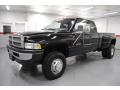 Front 3/4 View of 1997 Dodge Ram 3500 Laramie Extended Cab 4x4 Dually #16