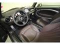 2012 Mini Cooper Dark Truffle Lounge Leather Interior #12