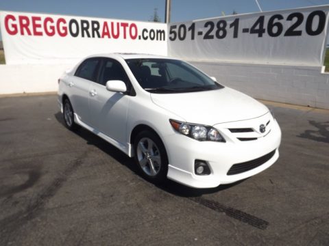 Super White Toyota Corolla S.  Click to enlarge.