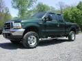 Front 3/4 View of 2002 Ford F250 Super Duty Lariat SuperCab 4x4 #1