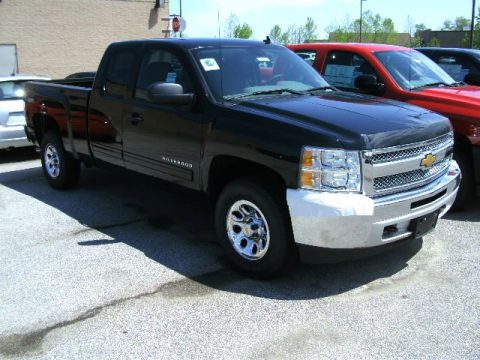 Black Chevrolet Silverado 1500 LS Extended Cab 4x4. Click to enlarge. Black Chevrolet Silverado 1500 LS Extended Cab 4x4. Click to enlarge.