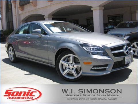 Palladium Silver Metallic Mercedes-Benz CLS 550 Coupe.  Click to enlarge.