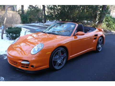 Orange Paint to Sample Porsche 911 Turbo Cabriolet.  Click to enlarge.
