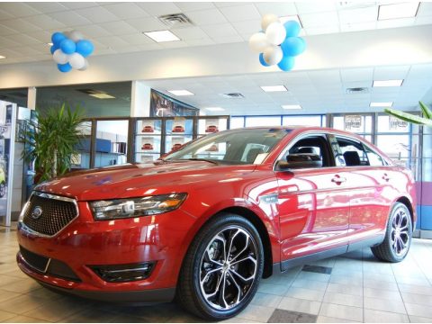 Ruby Red Metallic Ford Taurus SHO AWD.  Click to enlarge.