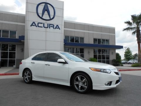 Bellanova White Pearl Acura TSX Special Edition Sedan.  Click to enlarge.