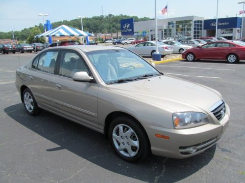 Champagne Beige Hyundai Elantra GLS Sedan. Click to enlarge. Champagne Beige Hyundai Elantra GLS Sedan. Click to enlarge.