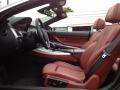  2012 BMW 6 Series Vermillion Red Nappa Leather Interior #9