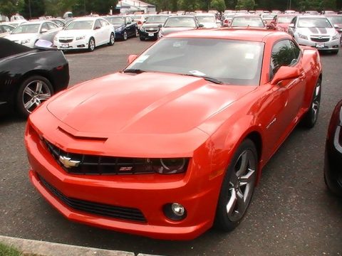 Inferno Orange Metallic Chevrolet Camaro SS/RS Coupe.  Click to enlarge.