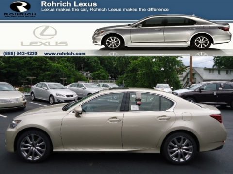 Satin Cashmere Metallic Lexus GS 350 AWD.  Click to enlarge.