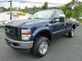 Front 3/4 View of 2009 Ford F250 Super Duty XL Regular Cab 4x4 #5