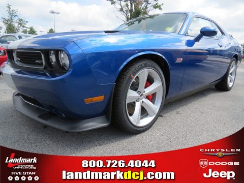 Blue Streak Pearl Dodge Challenger SRT8 392.  Click to enlarge.
