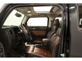  2009 Hummer H3 Ebony/Morocco Brown Interior #8