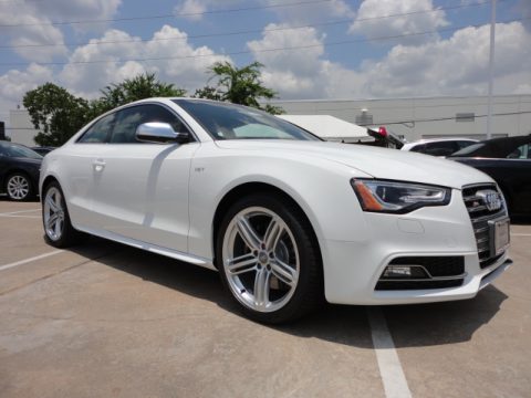 Ibis White Audi S5 3.0 TFSI quattro Coupe.  Click to enlarge.