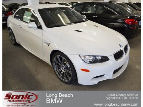 Mineral White Metallic BMW M3 Convertible.  Click to enlarge.