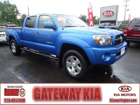 Speedway Blue Toyota Tacoma V6 TRD Sport Double Cab 4x4.  Click to enlarge.