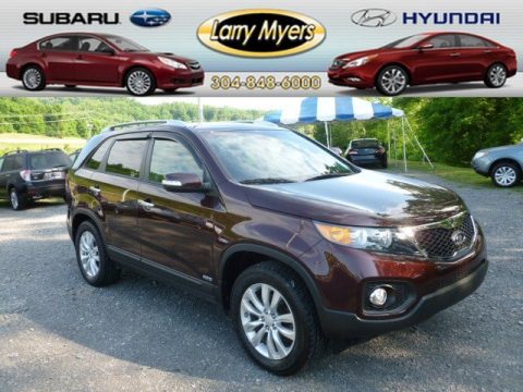 Dark Cherry Kia Sorento EX AWD. Click to enlarge. Dark Cherry Kia Sorento EX AWD. Click to enlarge.