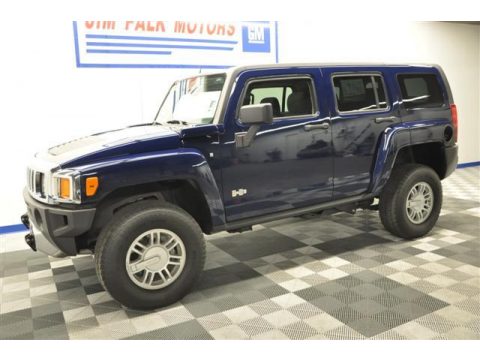 All-Terrain Blue Hummer H3 .  Click to enlarge.