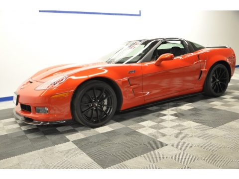 Inferno Orange Metallic Chevrolet Corvette ZR1.  Click to enlarge.