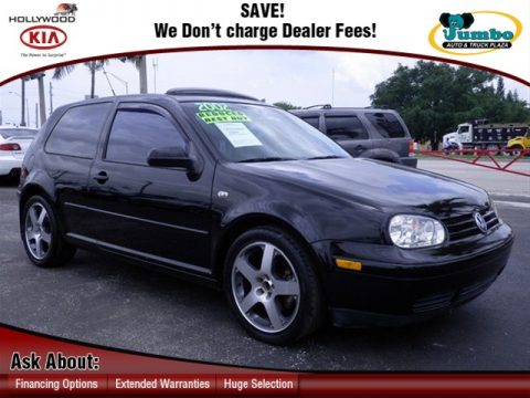 Black Volkswagen GTI VR6.  Click to enlarge.