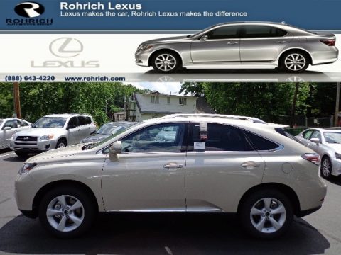 Satin Cashmere Metallic Lexus RX 350 AWD.  Click to enlarge.