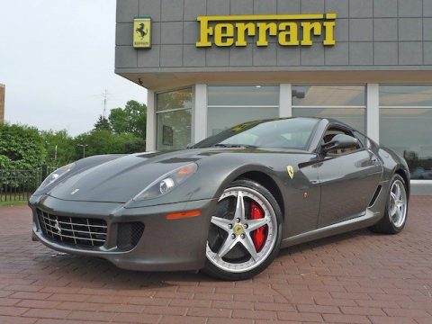 Grigio Silverstone (Dark Grey Metallic) Ferrari 599 GTB Fiorano .  Click to enlarge.