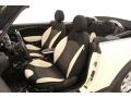  2009 Mini Cooper Ray Cream White Leather/Black Cloth Interior #8