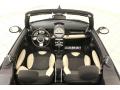  2009 Mini Cooper Ray Cream White Leather/Black Cloth Interior #23