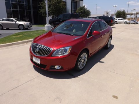 Crystal Red Tintcoat Buick Verano FWD.  Click to enlarge.