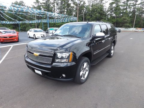 Black Chevrolet Suburban LTZ.  Click to enlarge.