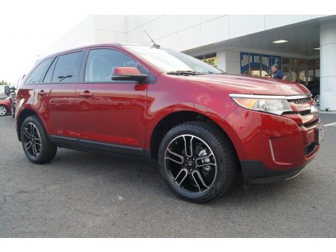 Ruby Red Ford Edge SEL.  Click to enlarge.