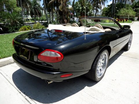 Anthracite Metallic Jaguar XK XK8 Convertible.  Click to enlarge.