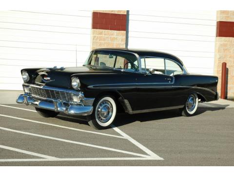 Black Chevrolet Bel Air 2 Door Hardtop.  Click to enlarge.