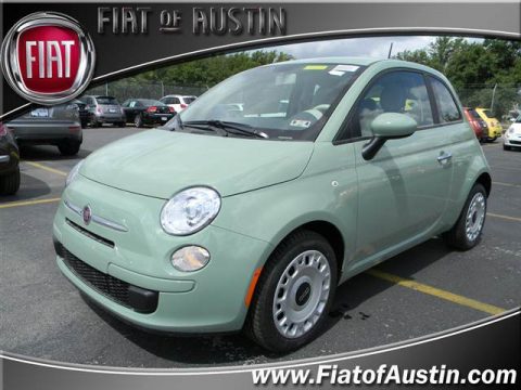 Verde Chiaro (Light Green) Fiat 500 Pop.  Click to enlarge.