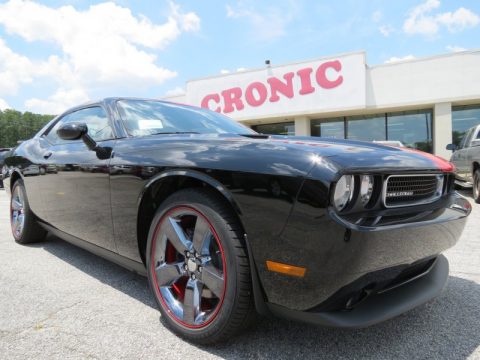 Pitch Black Dodge Challenger Rallye Redline.  Click to enlarge.