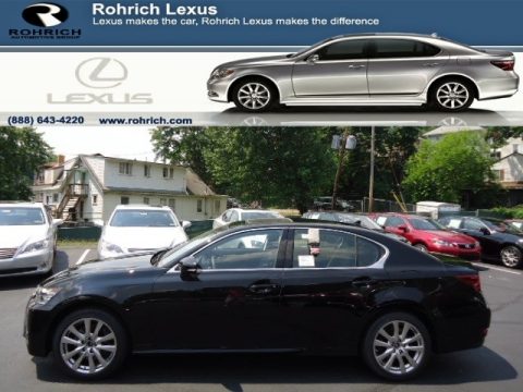 Obsidian Black Lexus GS 350 AWD.  Click to enlarge.