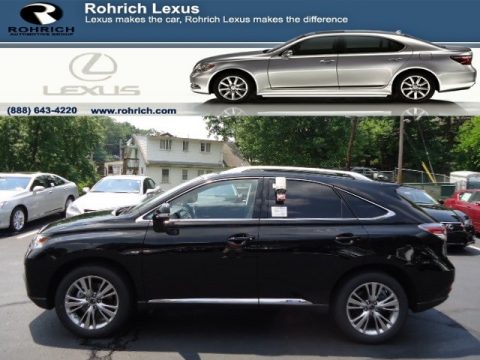 Obsidian Black Lexus RX 450h AWD. Click to enlarge. Obsidian Black Lexus RX 450h AWD. Click to enlarge.