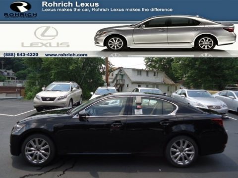 Obsidian Black Lexus GS 350 AWD.  Click to enlarge.